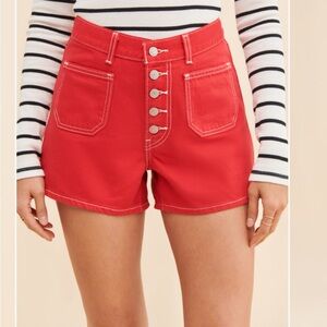 Levi's 80s Mom Patch Pocket High Waist Women's Shorts